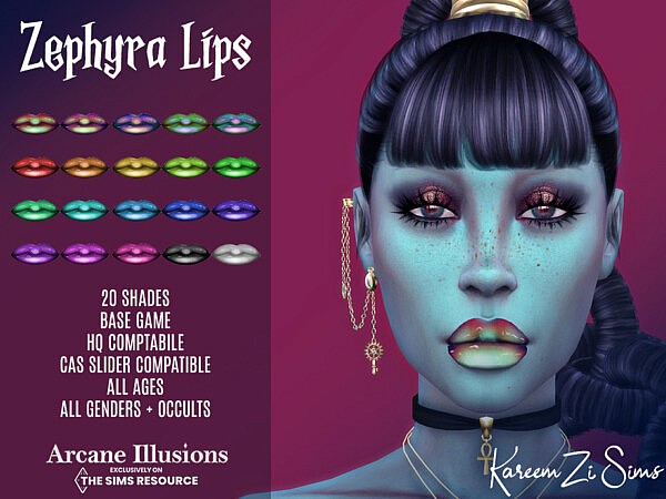 Arcane Illusions   Zephyra Lips by KareemZiSims from TSR