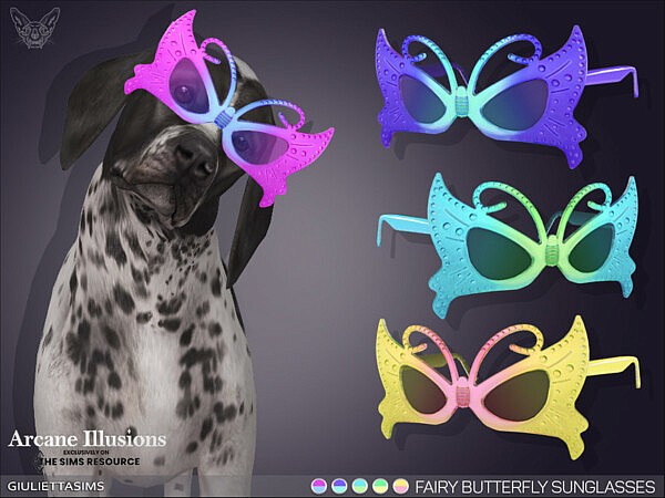 Arcane Illusions   Fairy Butterfly Sunglasses For Large Dog by feyona from TSR