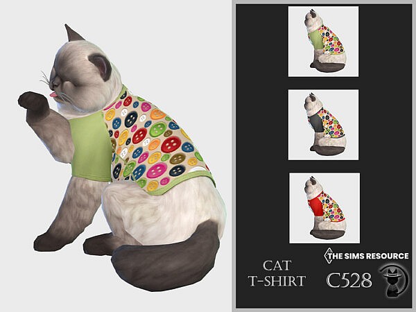 Cat T shirt C528 by turksimmer from TSR