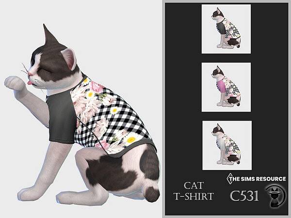 Cat T shirt C531 by turksimmer from TSR