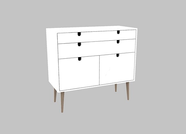 Habitables Dresser and Nighstands from Heurrs