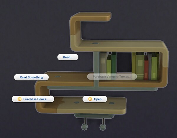 Should Have Been: Bookshelves by Ilex from Mod The Sims