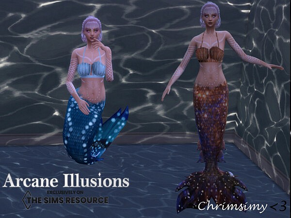 Arcane Illusions Mermaid Top by chrimsimy from TSR