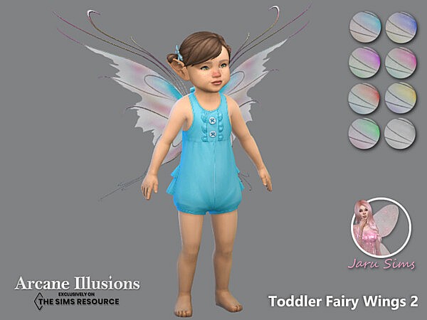 Arcane Illusions   Toddler Fairy Wings 2 by Jaru Sims from TSR