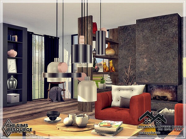 Mariana Living Room by marychabb from TSR