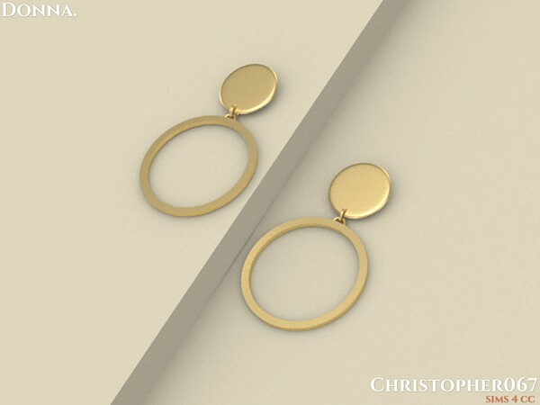Donna Earrings by christopher067 from TSR