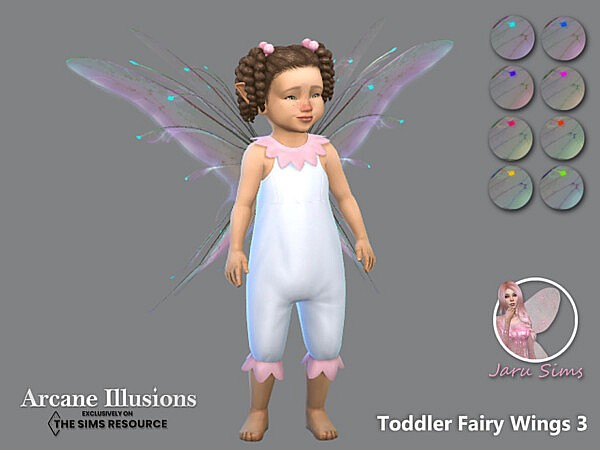 Arcane Illusions   Toddler Fairy Wings 3 by Jaru Sims from TSR