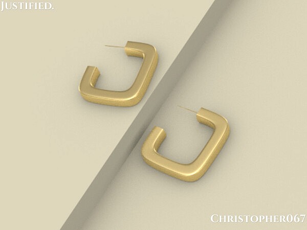 Justified Earrings by christopher067 from TSR