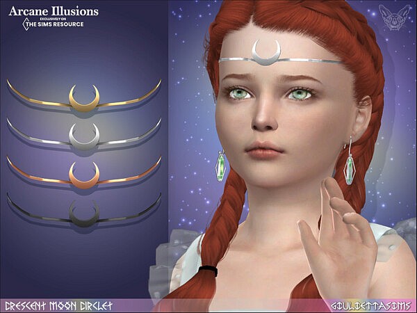 Arcane Illusions   Crescent Moon Circlet For Kids by feyona from TSR