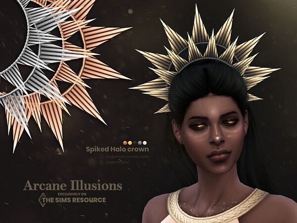 Arcane Illusions | Spiked Halo crown by sugar owl from TSR
