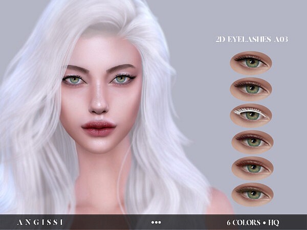 2D eyelashes A03 by ANGISSI from TSR