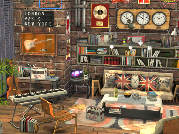 Music Studio Living Room by Flubs79 from TSR