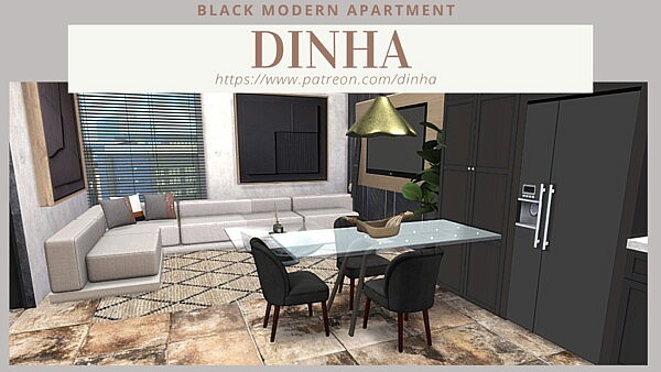 Black Modern House from Dinha Gamer
