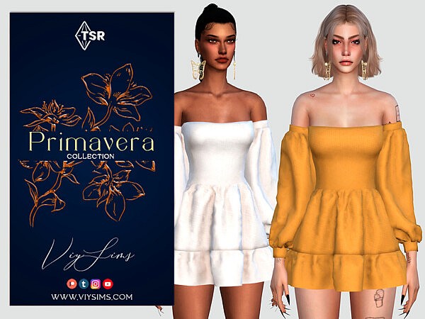 Primavera Collection Dress by Viy Sims from TSR