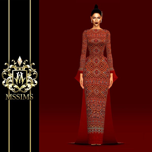 Queen Of Silk Gown from MSSIMS