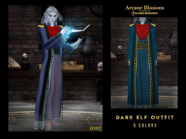 Arcane Illusions   Dark Elf Outfit by OranosTR from TSR