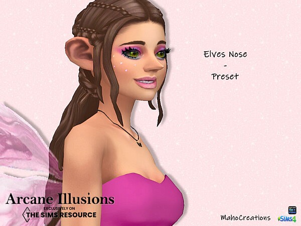 Arcane Illusions   Nose Preset Elves by MahoCreations from TSR