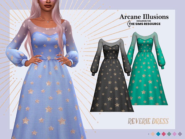 Arcane Illusions   Reverie Dress by pixelette from TSR
