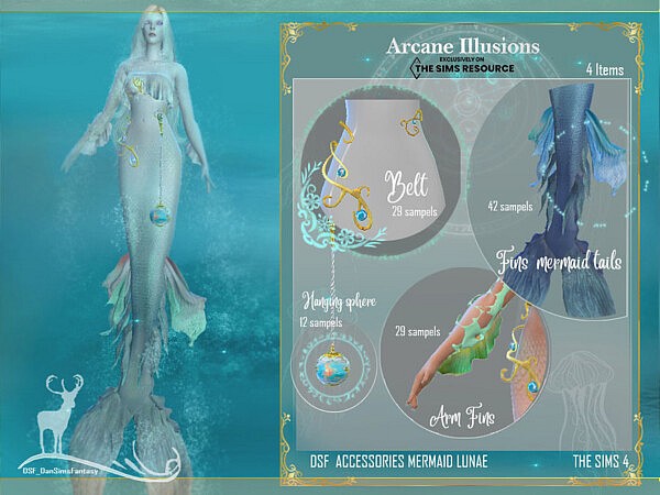 Arcane Illusions  Accessories Mermaid Lunae by DanSimsFantasy from TSR