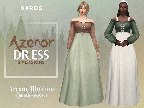 Arcane Illusions   Azenor Dress by Nords from TSR