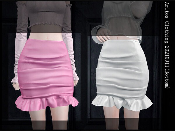 Wrinkles dress (bottom) by Arltos from TSR