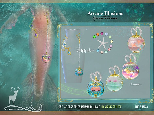 The Sims Resource - Arcane Illusions - H2O Mermaid Moon Ring