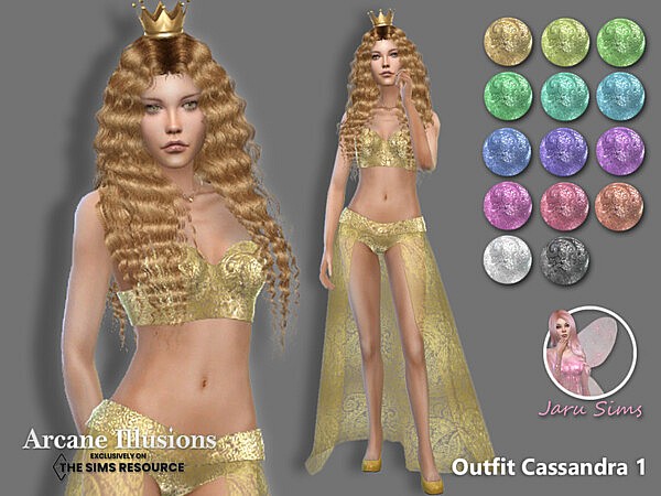Arcane Illusions   Outfit Cassandra 1 by Jaru Sims from TSR