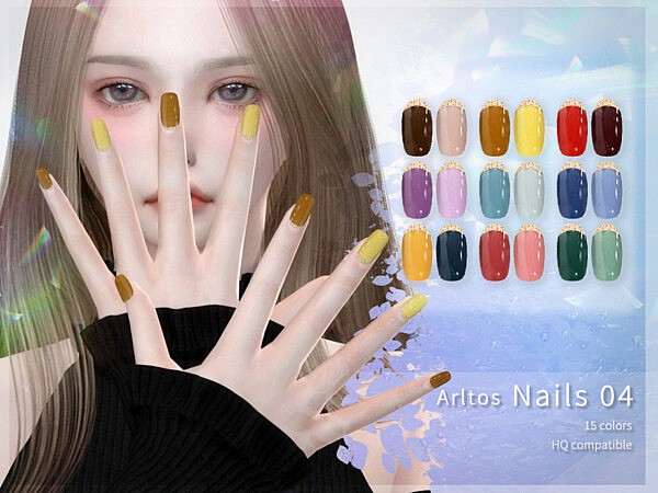 Two color nails (rings) by Arltos from TSR