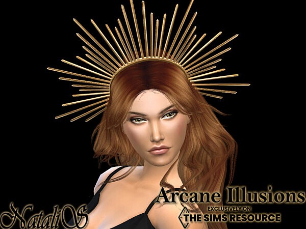 Arcane Illusions Sun halo crown by NataliS from TSR