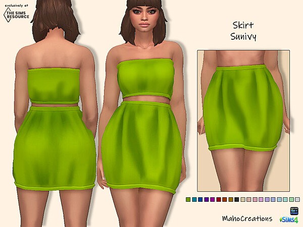 Skirt Sunivy by MahoCreations from TSR