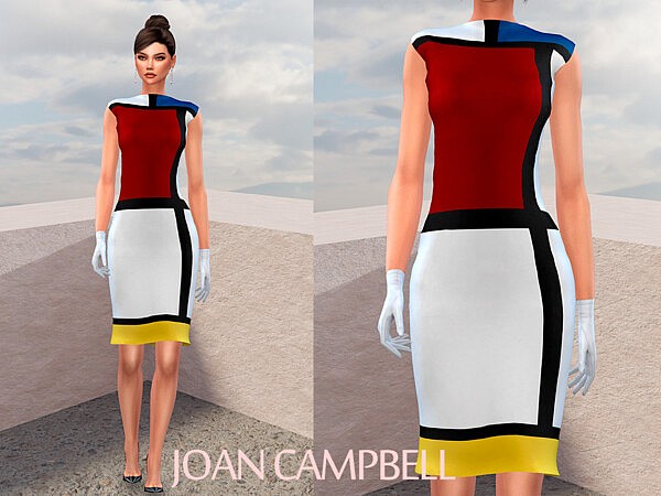 Mondrian Dress by Joan Campbell Beauty from TSR