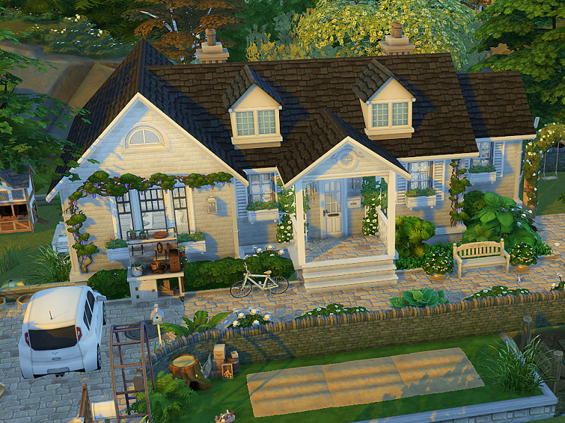 Grandparents Cottage By Flubs79 From Tsr • Sims 4 Downloads