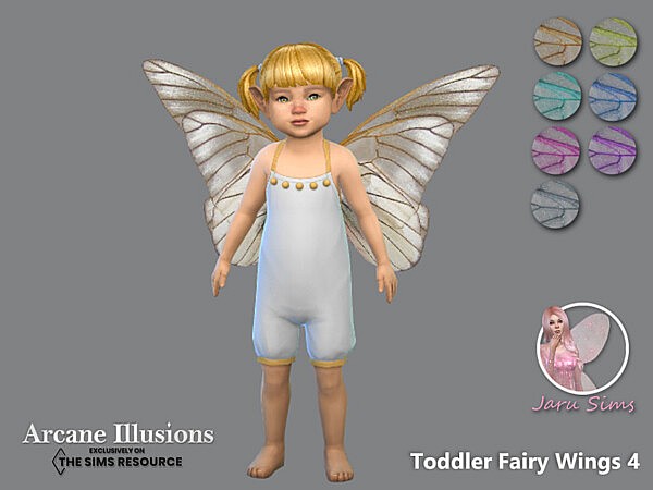 Arcane Illusions   Toddler Fairy Wings 4 by Jaru Sims from TSR