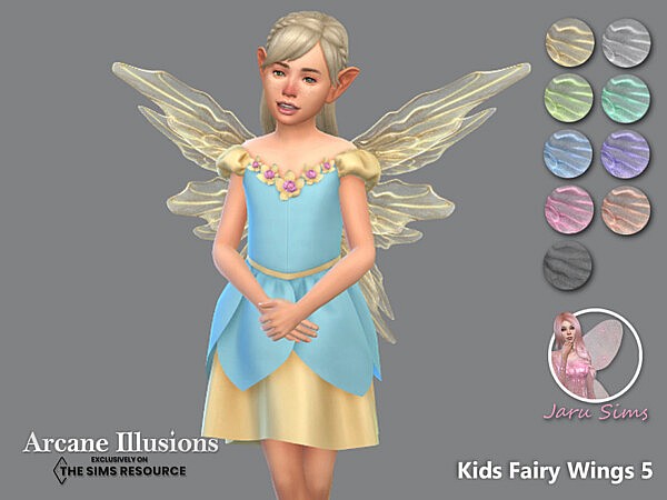 Arcane Illusions   Kids Fairy Wings 5 by Jaru Sims from TSR