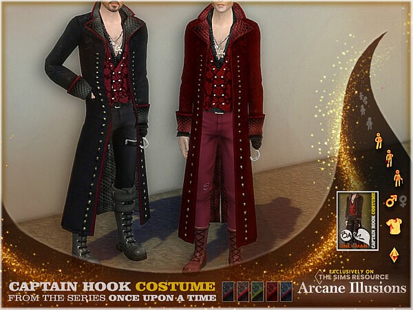 Captain Hooks Costume   ArcaneIllusions by BAkalia from TSR