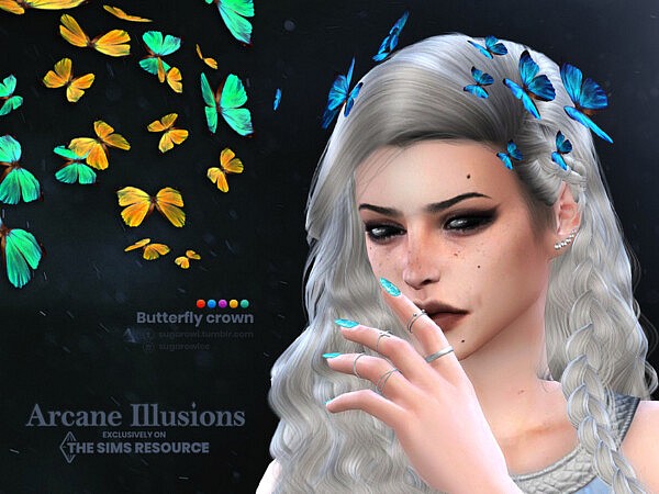 Arcane Illusions | Butterfly crown by sugar owl from TSR