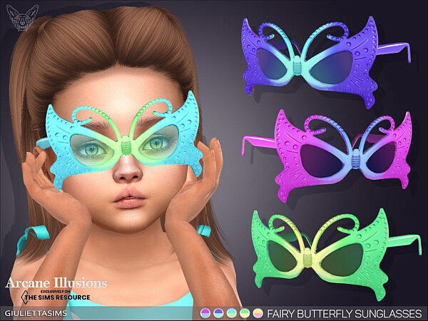 Arcane Illusions   Fairy Butterfly Sunglasses For toddlers by feyona from TSR
