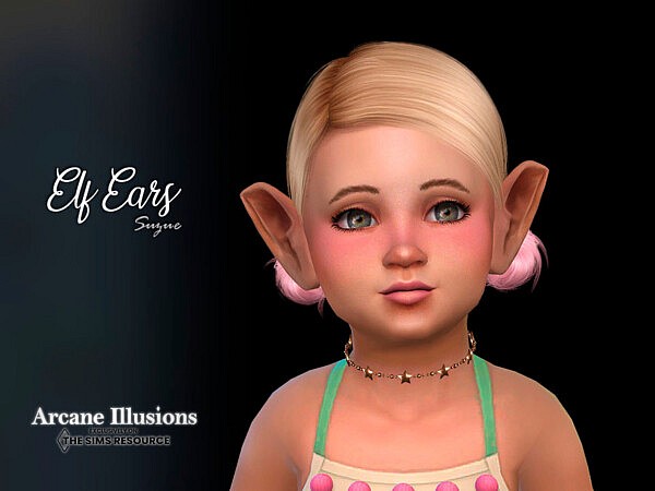 Arcane Illusions Elf Ears Toddler Set by Suzue from TSR