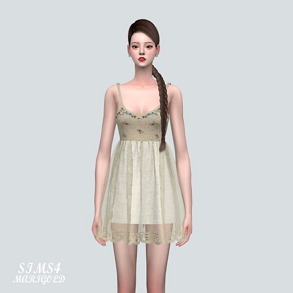 52 Knit S Mini Dress from SIMS4 Marigold