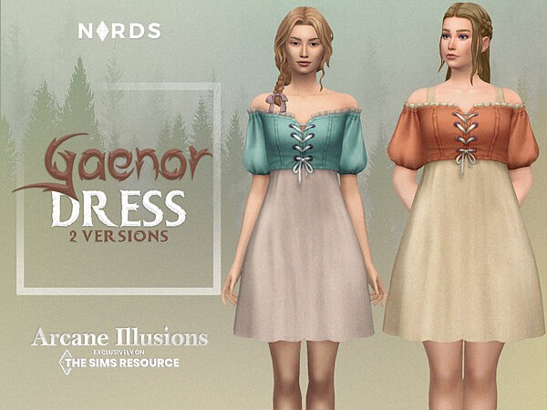 Arcane Illusions   Gaenor Dress by Nords from TSR