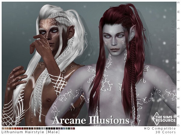 Arcane Illusions   Lithunium Hairstyle for Males by DarkNighTt from TSR