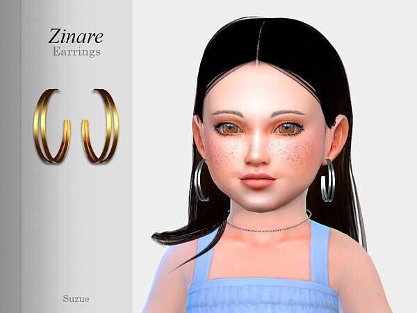 Zinare Earrings Toddler by Suzue from TSR