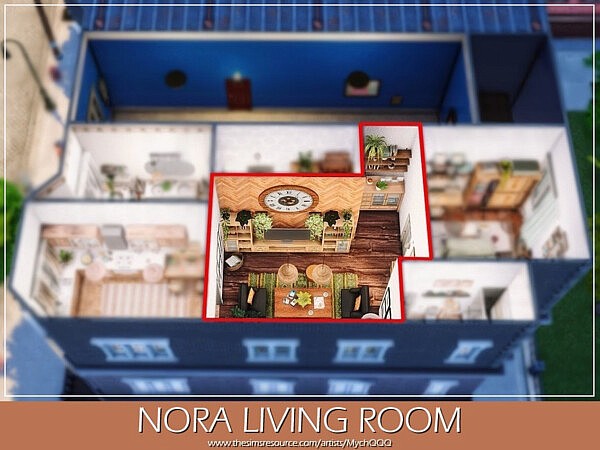 Nora Living Room by MychQQQ from TSR