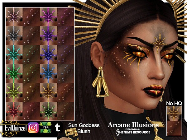 Arcane Illusions   Sun Goddess Blush by EvilQuinzel from TSR