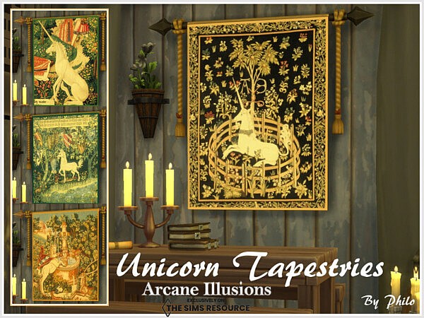 Arcane Illusions Unicorn Tapestries by philo from TSR