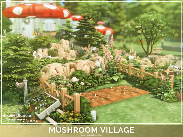 Arcane Illusions   Mushroom Village by Mini Simmer from TSR