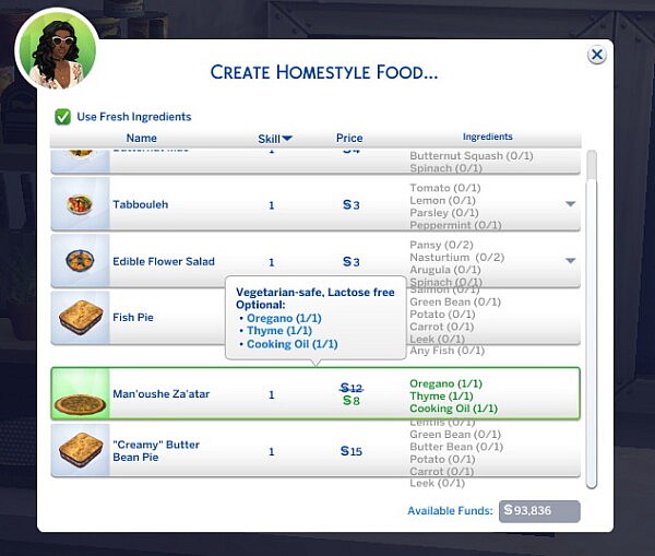 Manoushe Zaatar   New Custom Recipe by RobinKLocksley from Mod The Sims