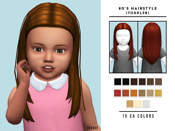 80s Hair [Toddler] by OranosTR from TSR