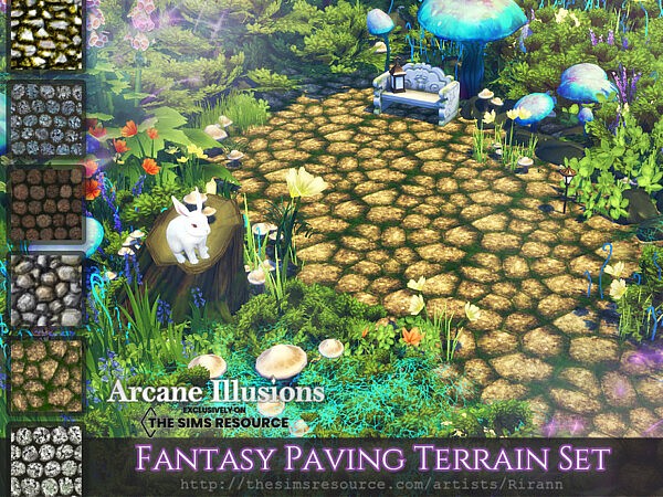 Arcane Illusions   Fantasy Paving Terrain Set by Rirann from TSR