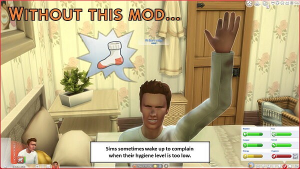 My Body Odor No More Wakes Me by FDSims4Mods from Mod The Sims